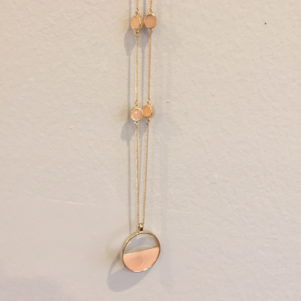 Francesca’s Pink/Gold Necklace